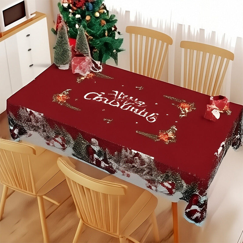 🦌Весела, класическа коледна покривка🎄🎁