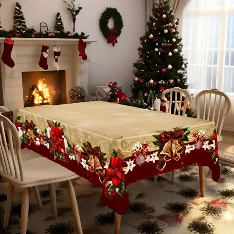 🦌Весела, класическа коледна покривка🎄🎁