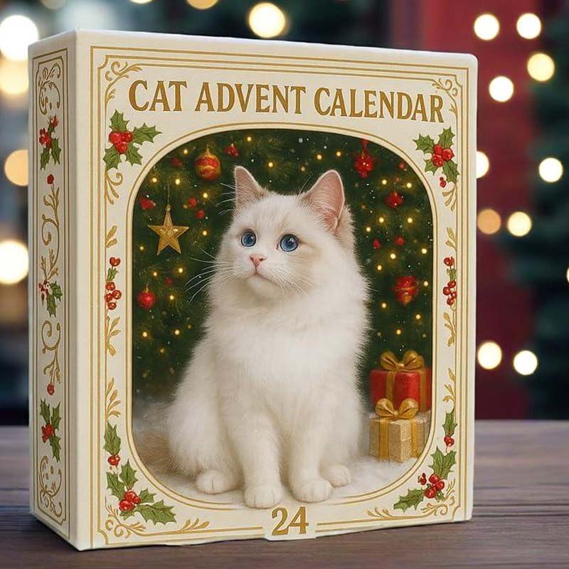 【🎁Коледна оферта🎄】Адвент календар за любители на котки за 2025.