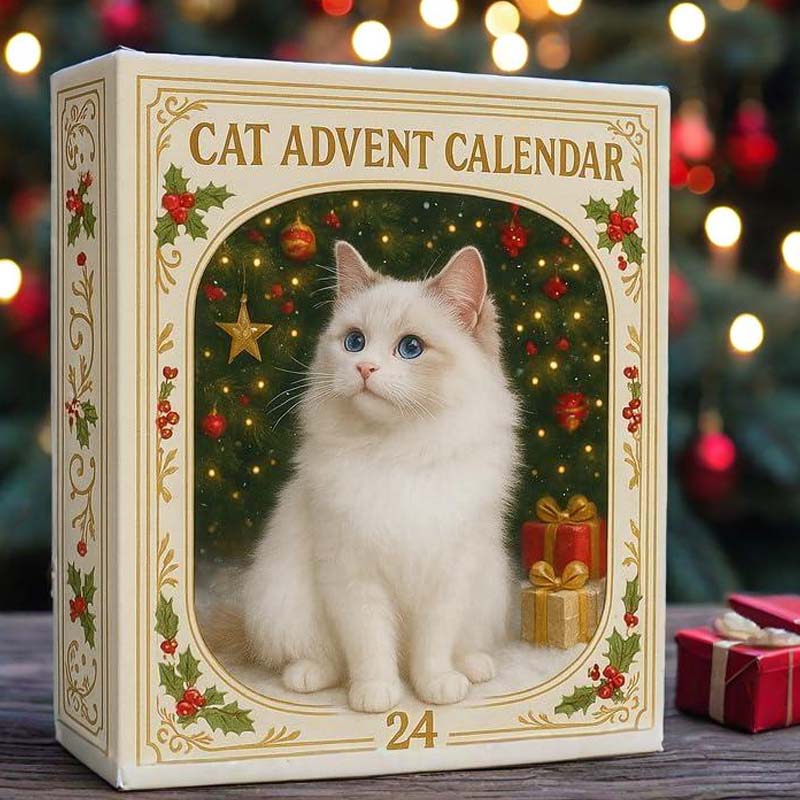 【🎁Коледна оферта🎄】Адвент календар за любители на котки за 2025.