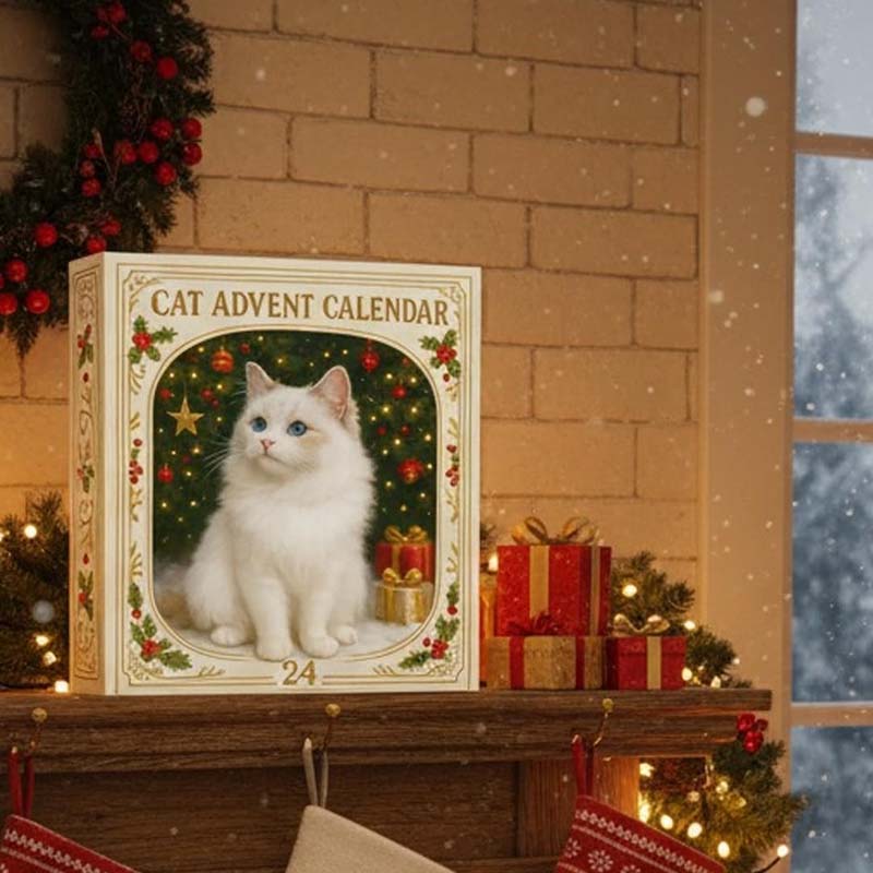 【🎁Коледна оферта🎄】Адвент календар за любители на котки за 2025.