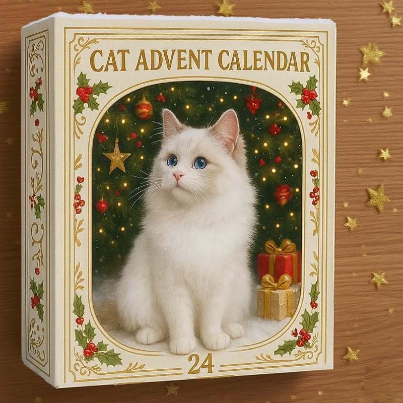 【🎁Коледна оферта🎄】Адвент календар за любители на котки за 2025.
