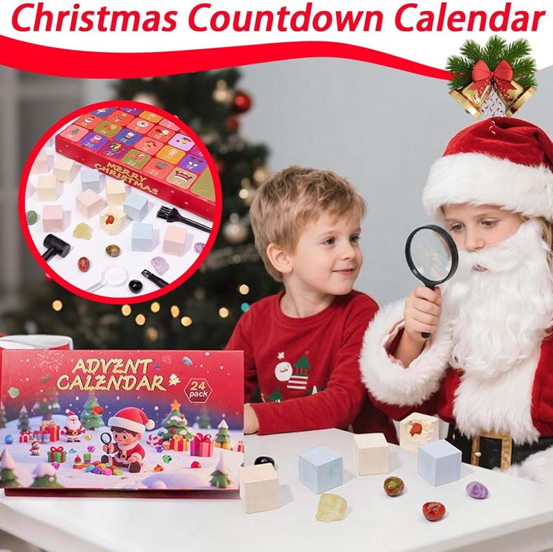 Σετ ημερολογίου advent γεωλογικής εξερεύνησης 24 ημερών-GR