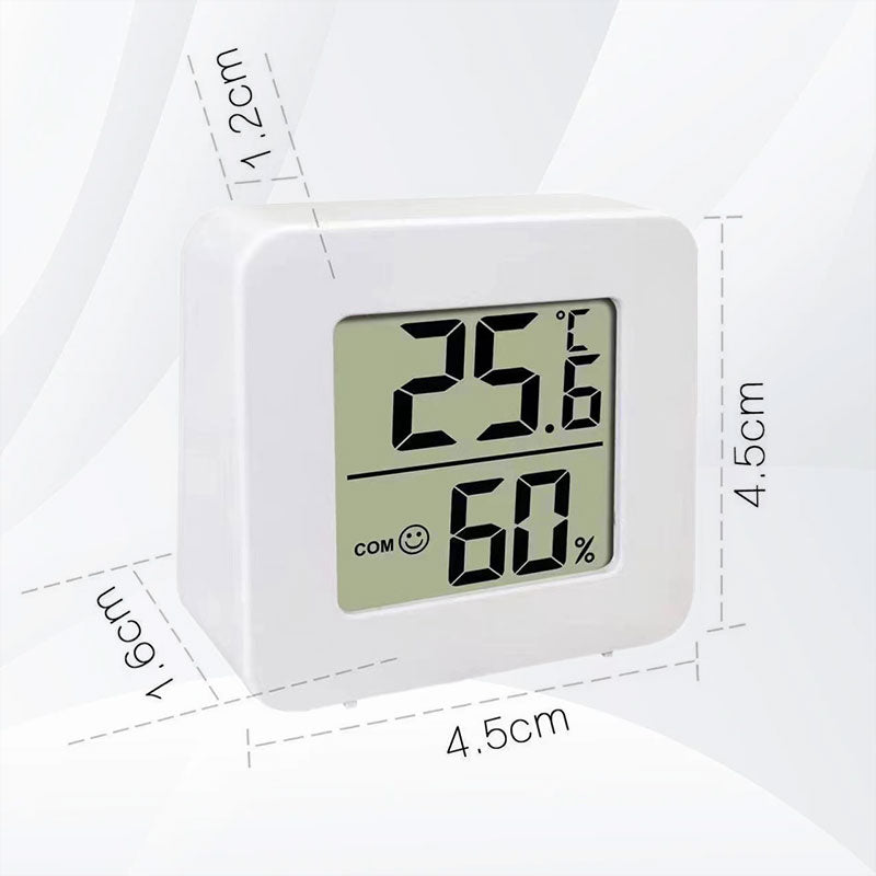 🌡️Precyzyjny miernik temperatury i wilgotności 2 w 1 z wyświetlaczem cyfrowym⏰