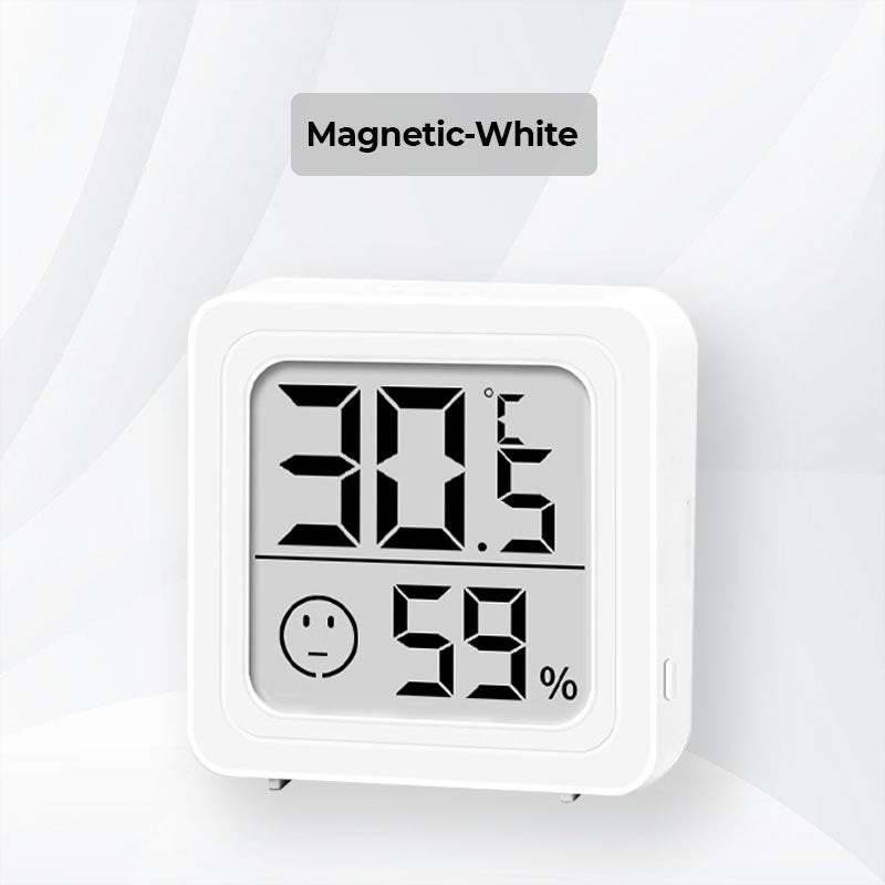 🌡️Precyzyjny miernik temperatury i wilgotności 2 w 1 z wyświetlaczem cyfrowym⏰
