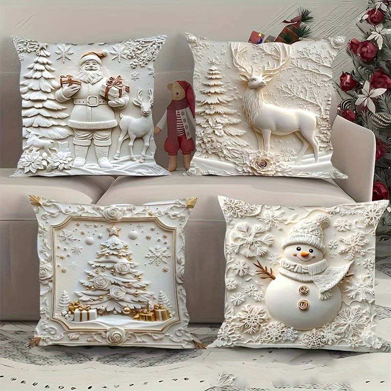 🎄Елегантни коледни калъфки за възглавници