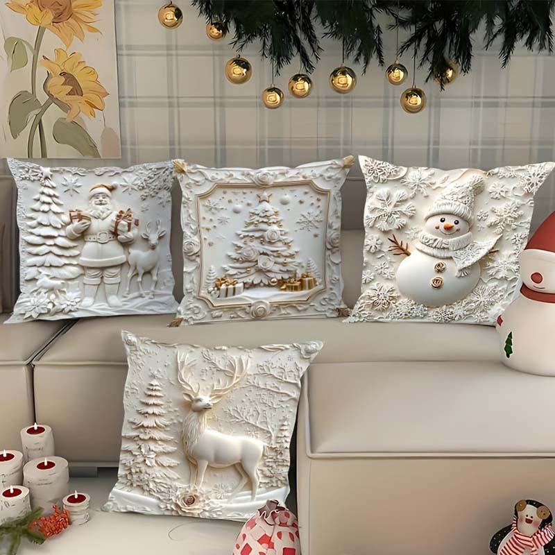 🎄Елегантни коледни калъфки за възглавници