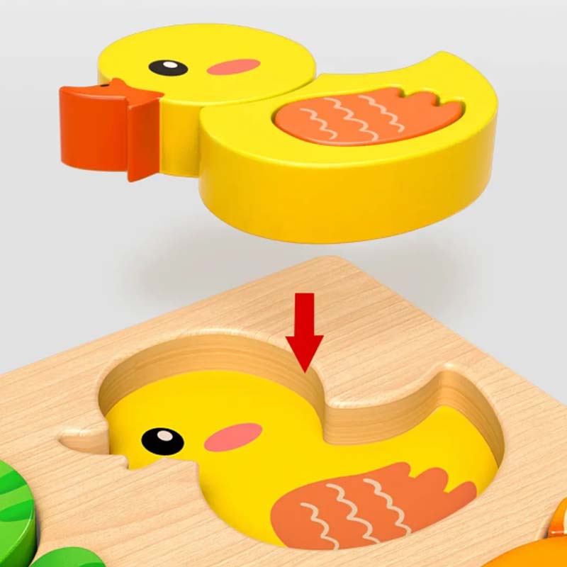 🔥Kup 2 i otrzymaj 2 gratis🦖Edukacyjne puzzle 3D z drewna