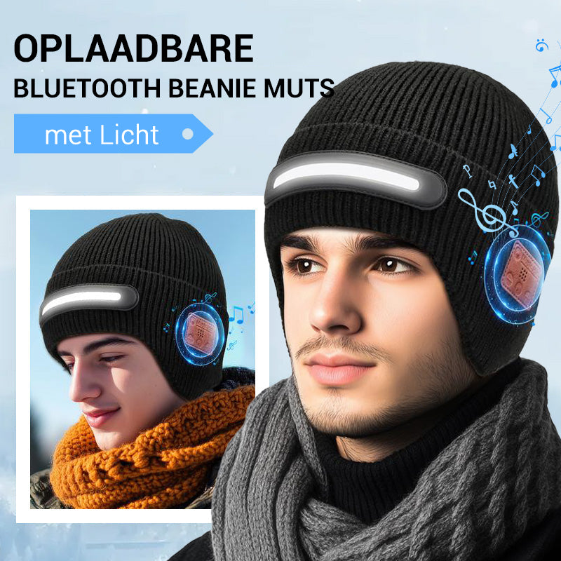 Ładowana Czapka z Diodami LED i Bluetooth