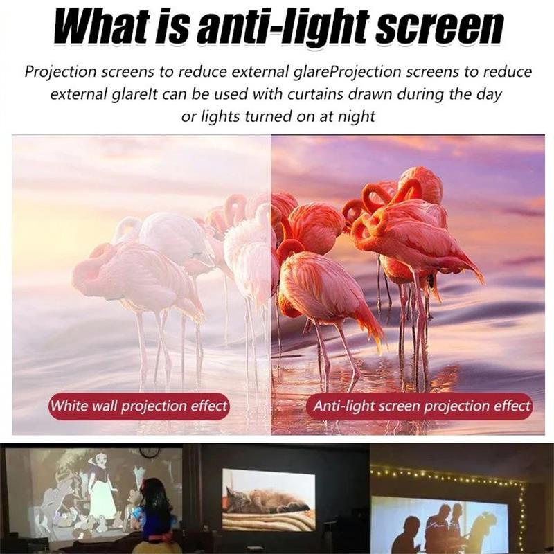 🎬 Pantalla plegable antirreflejos-ES