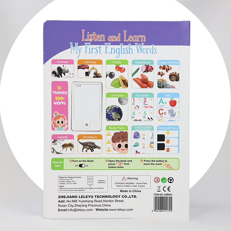 Audiolibro interactivo de aprendizaje de inglés para niños.-ES