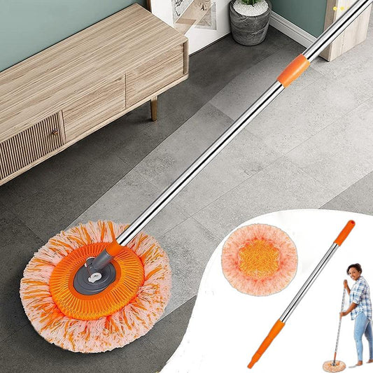 🌟 Obrotowy o 360° i regulowany mop do czyszczenia