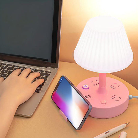 ✨✨Φωτιστικό γραφείου με θύρα USB και φις ρεύματος-GR