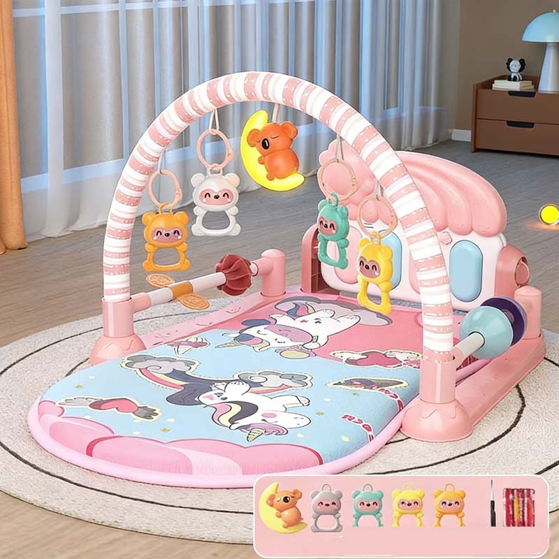 🎁Mata do zabawy z muzycznym pianinkiem dla niemowląt 3 w 1
