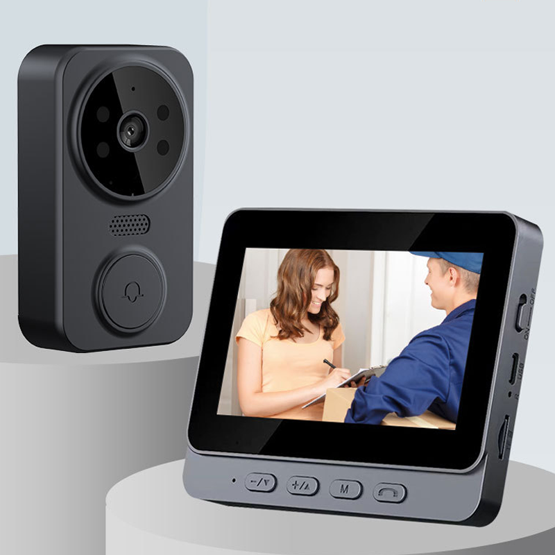 Bezdrôtový videozvonček s monitorom-SK