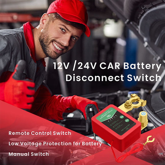 🚗⚡Daljinski upravljano stikalo za izklop avtomobilskega akumulatorja 12V/24V🔋
