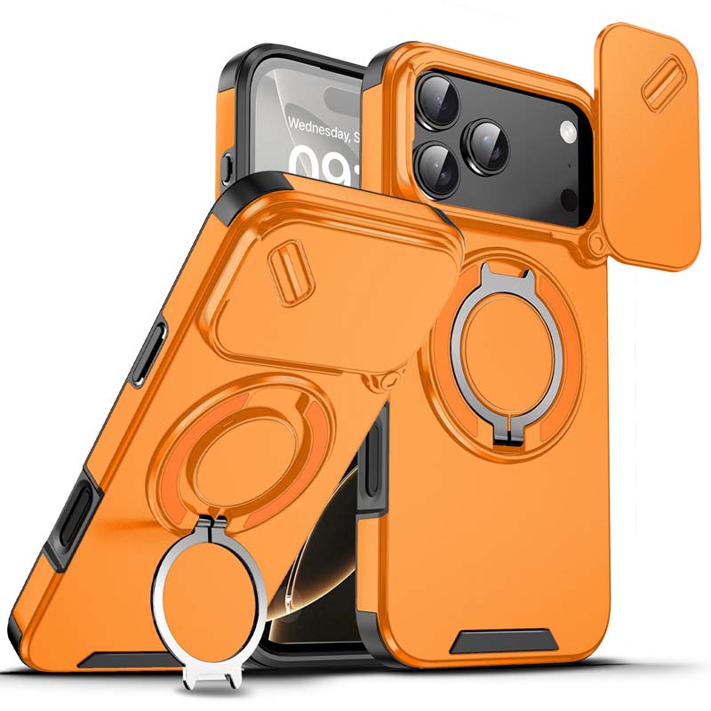 🔥Magnetinis telefono dėklas su žiediniu stovu, skirtas „iPhone“✨-LT