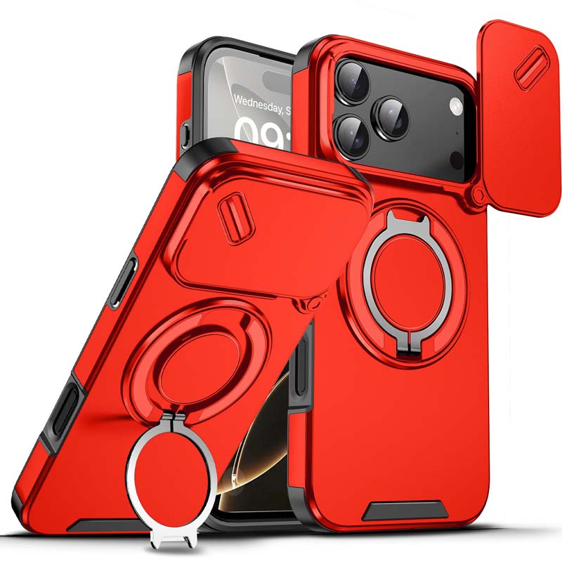 🔥Magnetinis telefono dėklas su žiediniu stovu, skirtas „iPhone“✨-LT