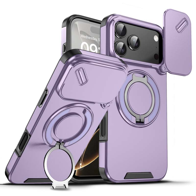 🔥Magnetno ohišje za telefon z obročkom za iPhone✨