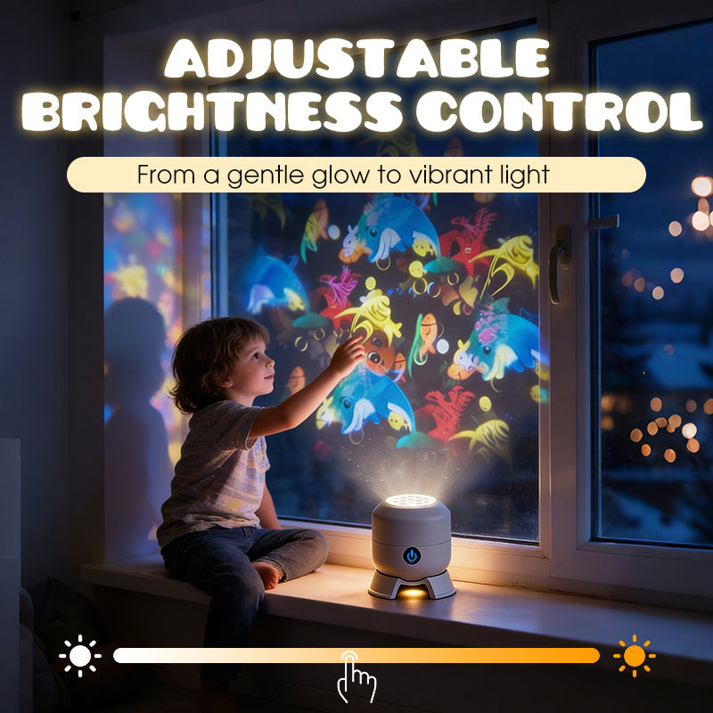 ✨Динамично въртяща се LED лампа за проектори