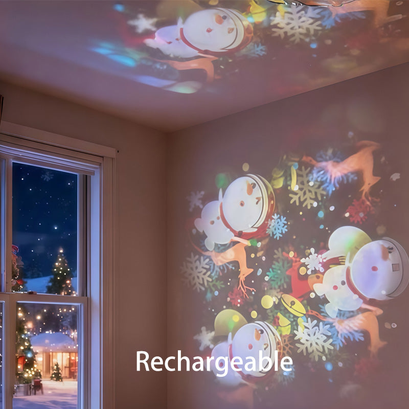 ✨Динамично въртяща се LED лампа за проектори