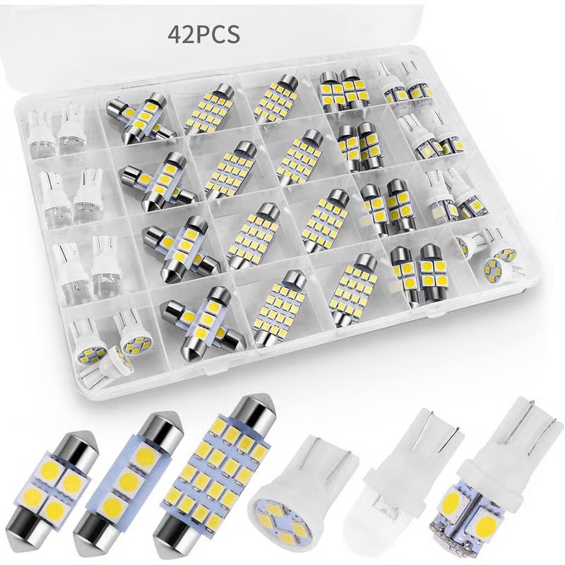 💡 Kit de iluminación interior para coche con 42 LED ultrabrillantes: una mejora plug and play para tu vehículo.-ES