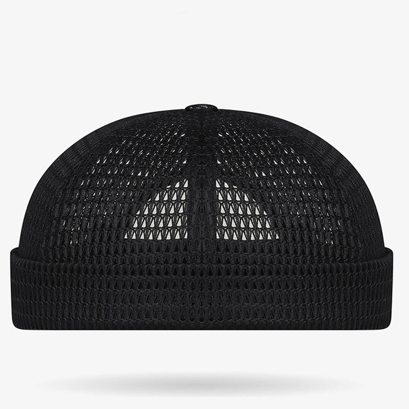 🧢🢊Lekka czapka z oddychającej siateczki bez daszka