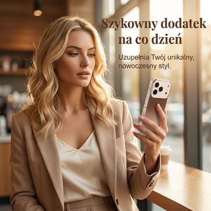 📱Błyszczące etui na telefon komórkowy z cekinami, z osłoną na aparat