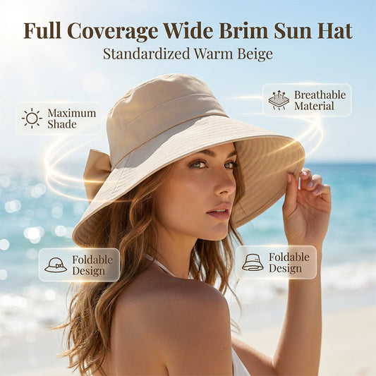 👒☀️Plataus krašto, varlyte surišta moteriška skrybėlė nuo saulės-LT