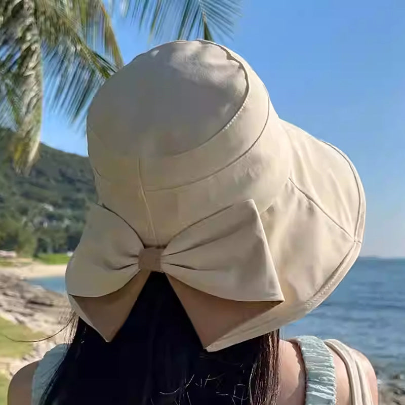 👒☀️Plataus krašto, varlyte surišta moteriška skrybėlė nuo saulės-LT