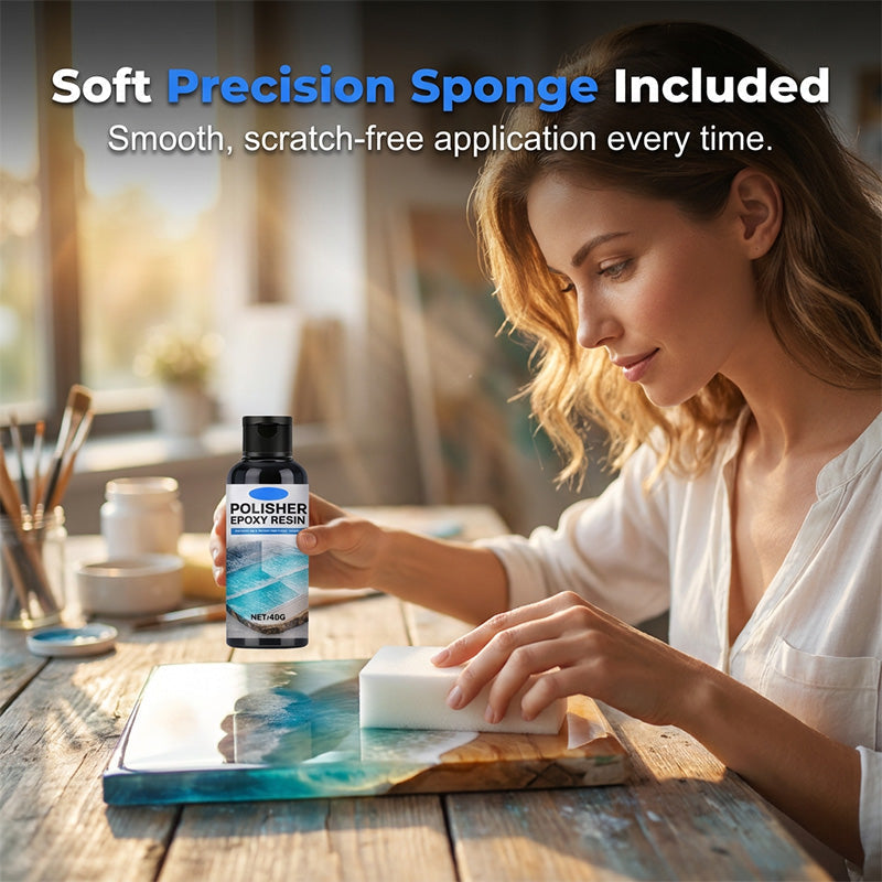 ✨🔥 Żywica epoksydowa do polerowania, zapewniająca obrazom i dziełom sztuki wykonanym z żywicy idealny połysk, odporność na zarysowania oraz umożliwiająca ich naprawę✨