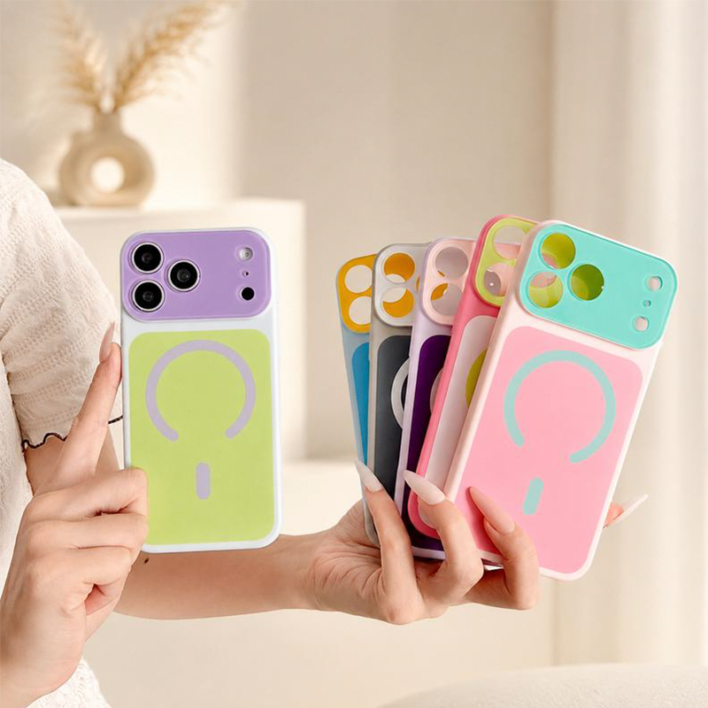 Wyraź swój styl wyrazistymi kolorami – kontrastowe magnetyczne etui na telefon o dynamicznym designie. Płatność przy odbiorze! 🌈