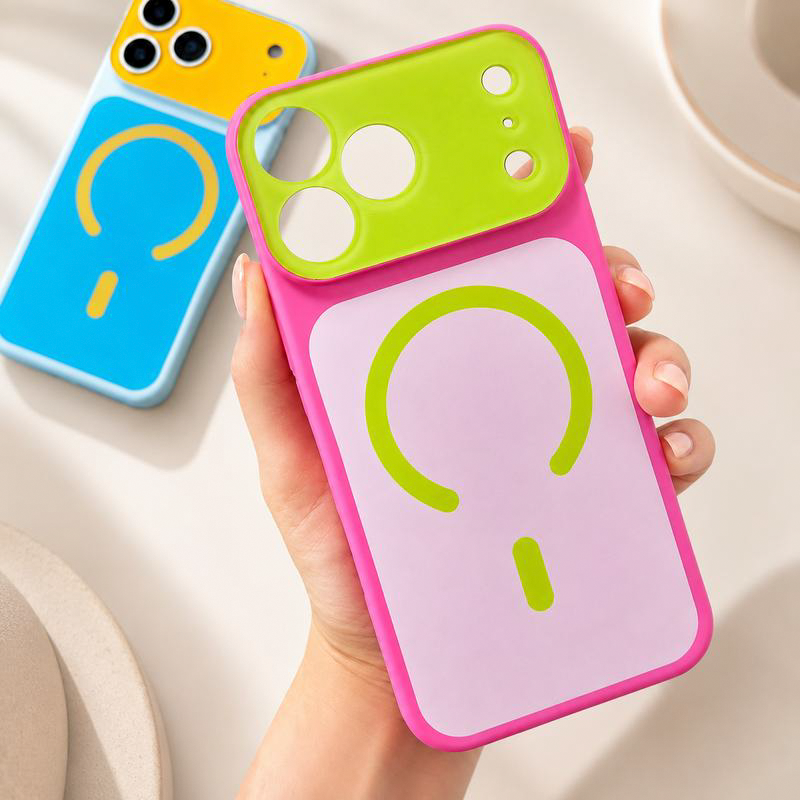 Wyraź swój styl wyrazistymi kolorami – kontrastowe magnetyczne etui na telefon o dynamicznym designie. Płatność przy odbiorze! 🌈